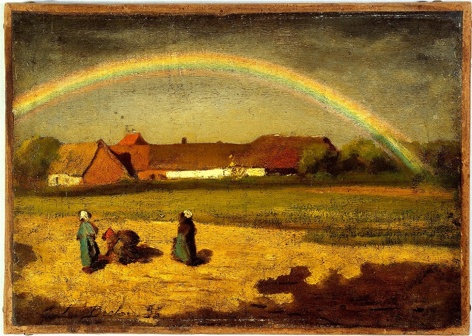 Jules Breton - L'arc-en-ciel à Courrières - PPP647 - Musée des Beaux-Arts de la ville de Paris