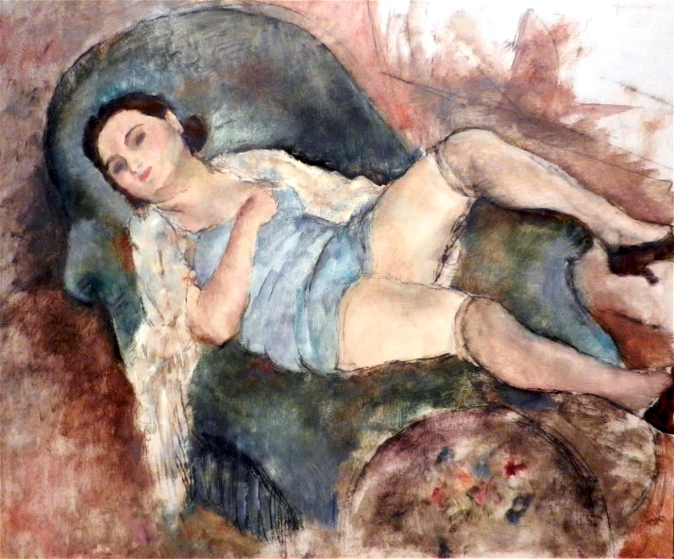 Jules Pascin - Femme se reposant - Kasser Foundation