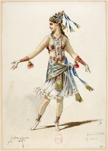 Jules Massenet - Le roi de Lahore - costume design by Eugène Lacoste 23 - 23. Paradis d'Indra, la danse