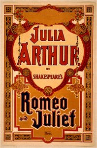 Julia Arthur in Shakespeare's Romeo and Juliet LCCN2014636535. Free illustration for personal and commercial use.