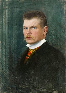 Juho Kyyhkynen - Self Portrait - A-2011-129 - Finnish National Gallery