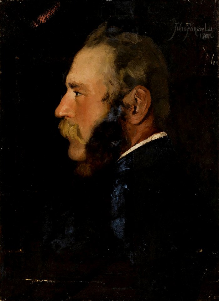 Juho Forsell - Miehen pää, harjoitelma - A I 486 - Finnish National Gallery