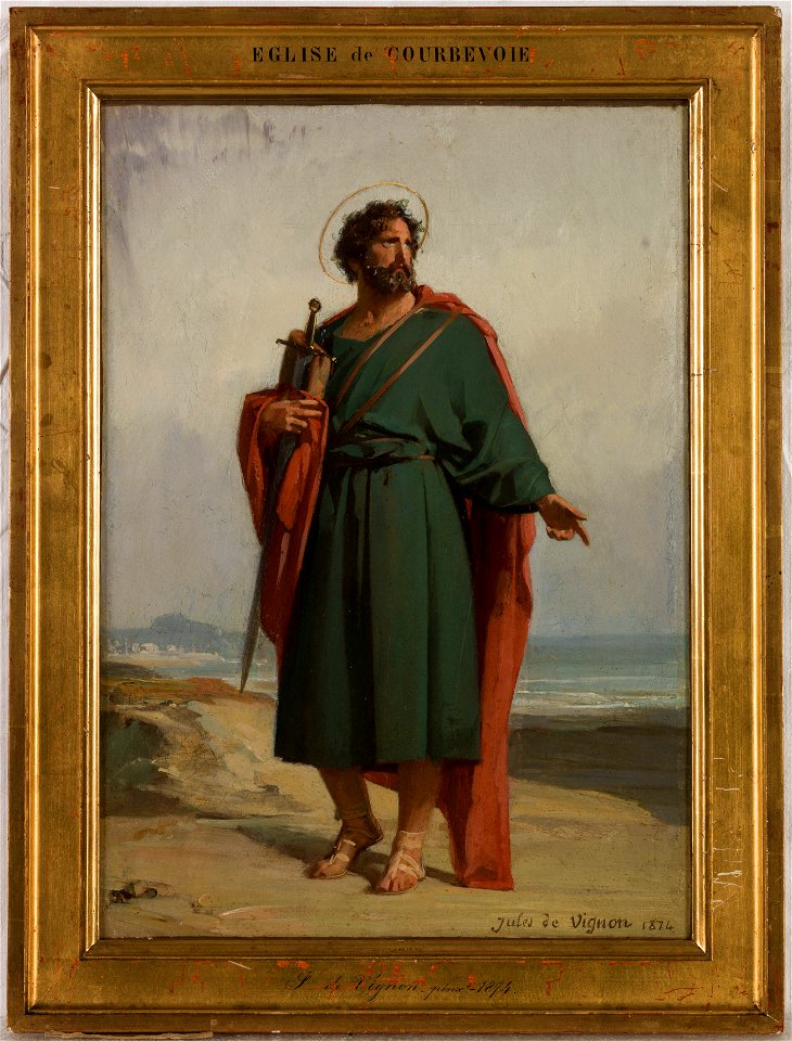 Jules de Vignon - Esquisse pour l'église de Courbevoie , Saint Paul - PPP4807 - Musée des Beaux-Arts de la ville de Paris