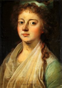Jens Juel - Portrait of Queen Marie Sophie Frederikke (1767)