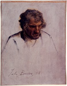 Jules Breton - Tête de Breton, étude pour le Pardon - PPP649 - Musée des Beaux-Arts de la ville de Paris