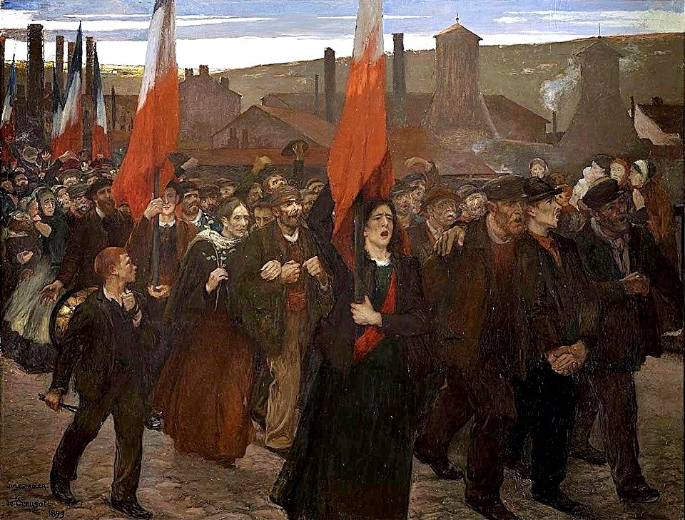 Jules Adler, La Grève au Creusot, 1899