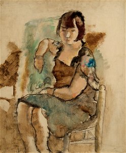 Jules pascin lucy sur une chaise125209)