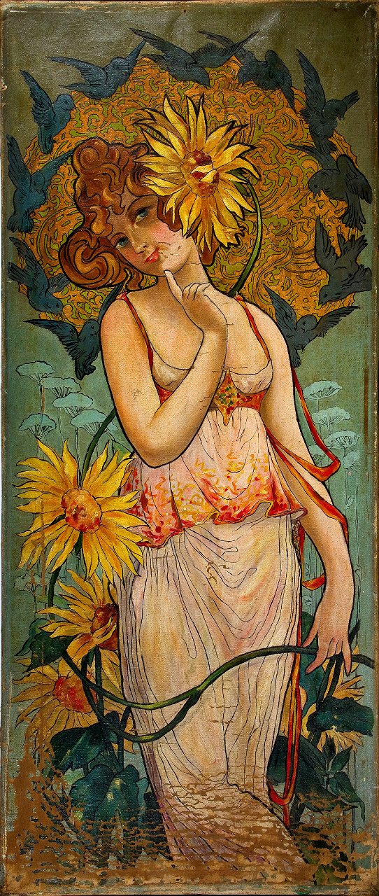 Jugendstilgemälde 1903