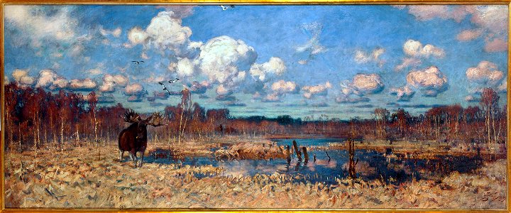Julian Fałat - Elk - MP 2262 MNW - National Museum in Warsaw