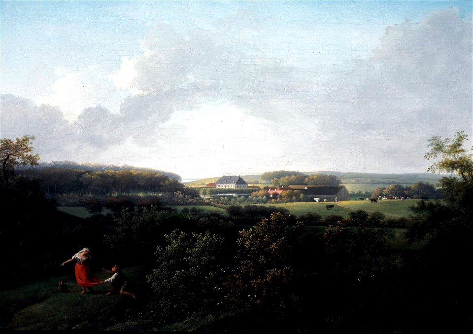 Jens Juel - Udsigt mod Frederiksgave på Fyn (o.1797)