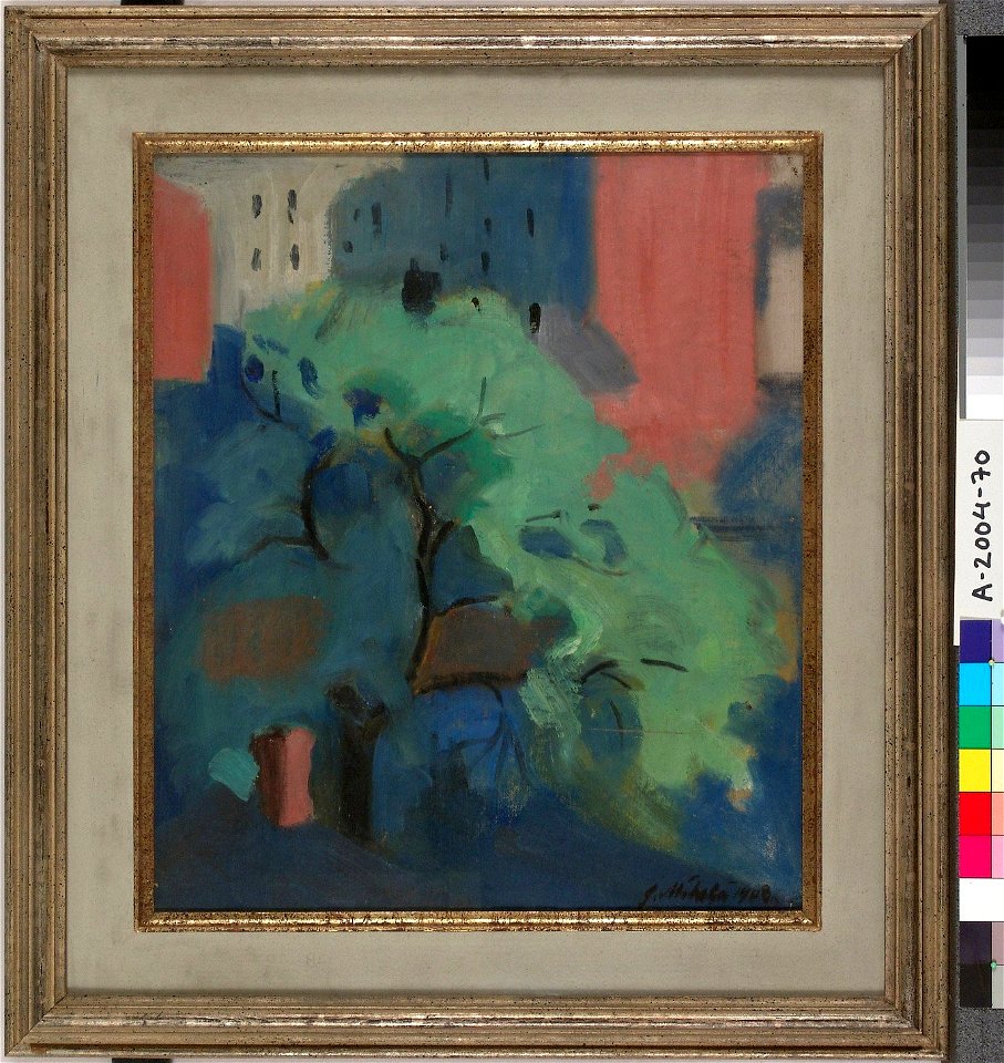 Juho Mäkelä - Ateljeen ikkunasta - A-2004-70 - Finnish National Gallery