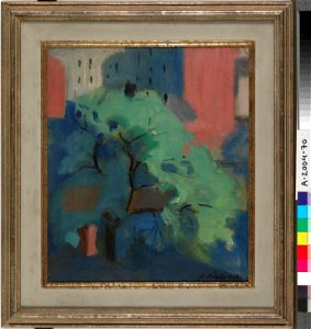 Juho Mäkelä - Ateljeen ikkunasta - A-2004-70 - Finnish National Gallery