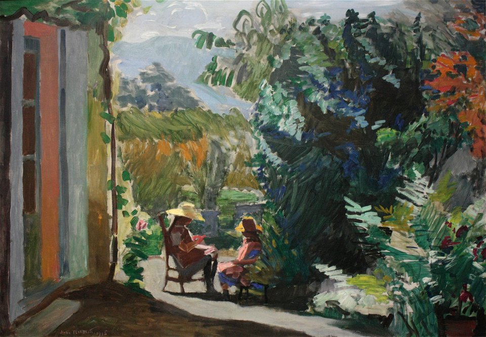Jules Flandrin - Jardin ensoleillé