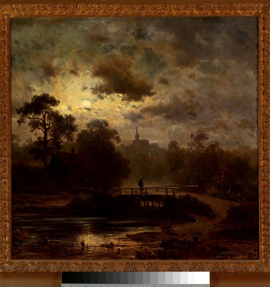 Jules Dupré - Landscape by moonlight - M.Ob.2543 MNW - National Museum in Warsaw
