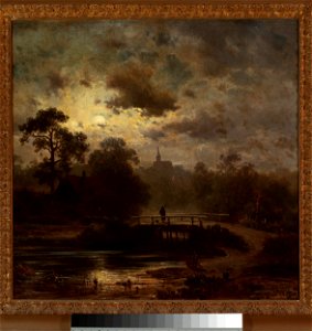 Jules Dupré - Landscape by moonlight - M.Ob.2543 MNW - National Museum in Warsaw