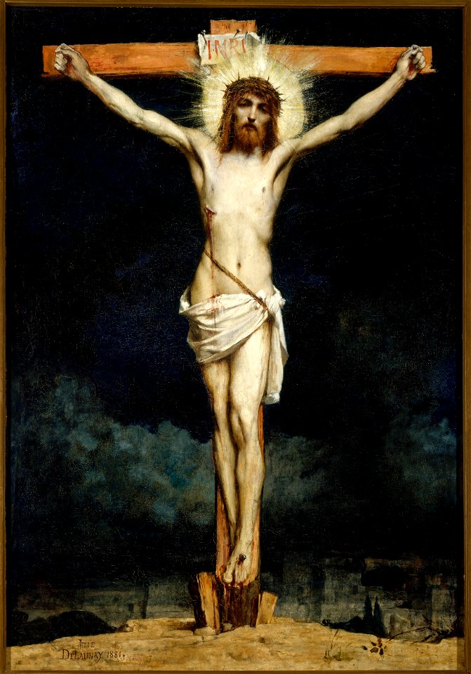 Jules Elie Delaunay - Christ en croix - PPP3778 - Musée des Beaux-Arts de la ville de Paris