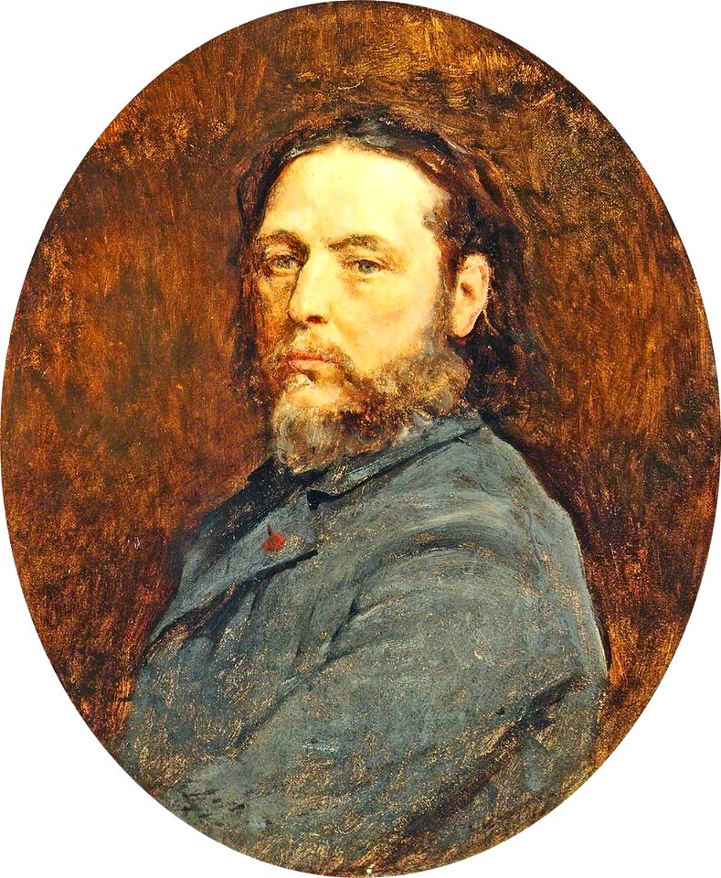 Jules Adolphe Aimé Louis Breton (1827-1906) - Self Portrait - ABDAG002633 - Aberdeen Art Gallery