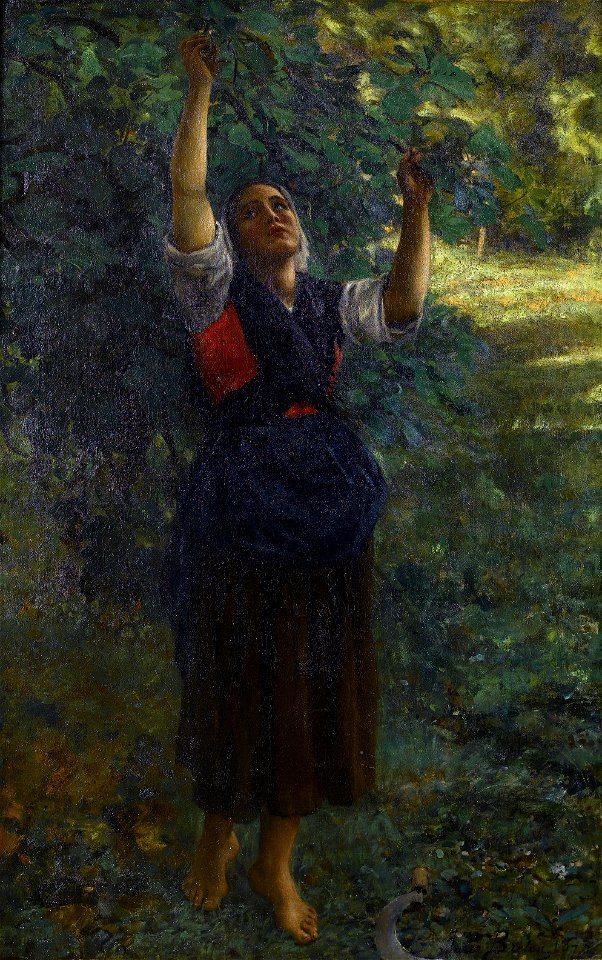 Jules Breton - Cueilleuse de figues