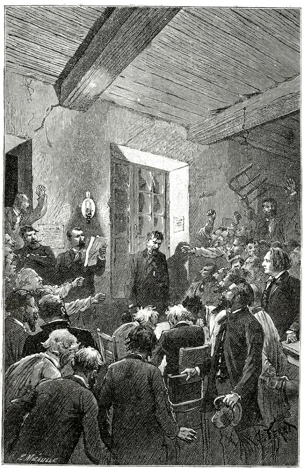 Jules Férat - L' espion Hubert - illustration from Choses vues
