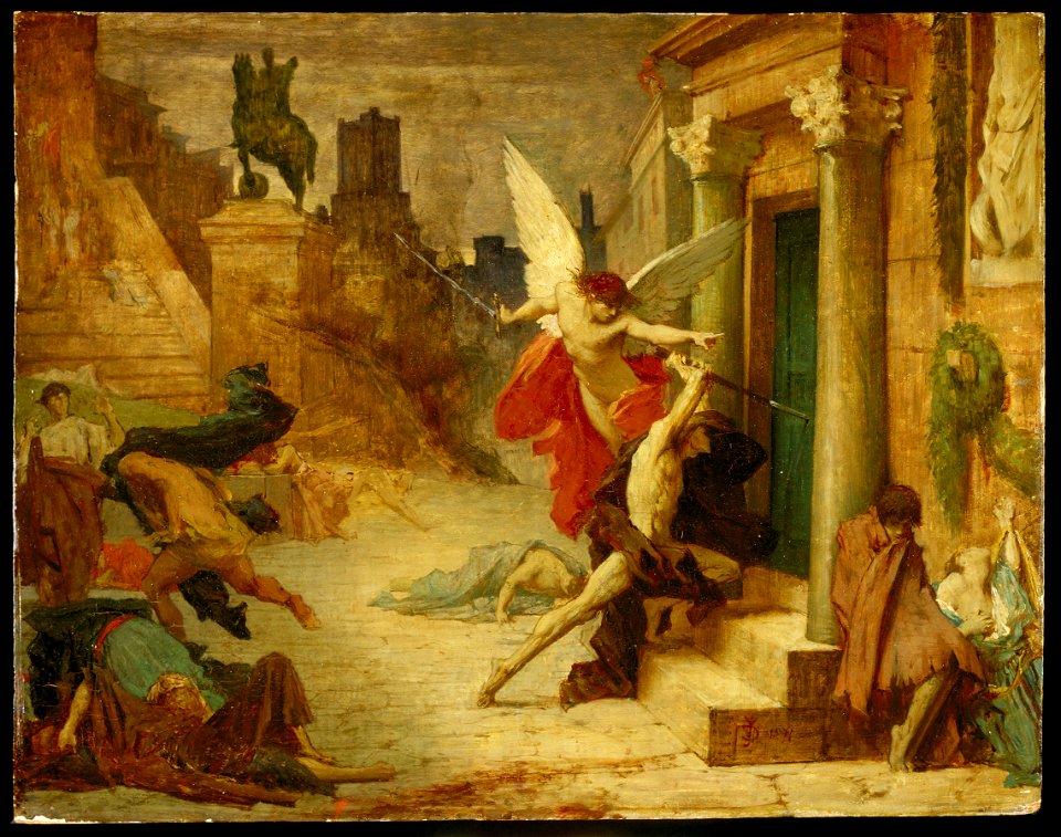 Jules Elie Delaunay - The Plague in Rome - 72.128 - Minneapolis Institute of Arts
