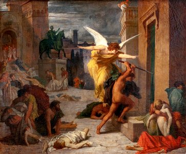 Jules-Élie Delaunay 1859 La peste à Rome