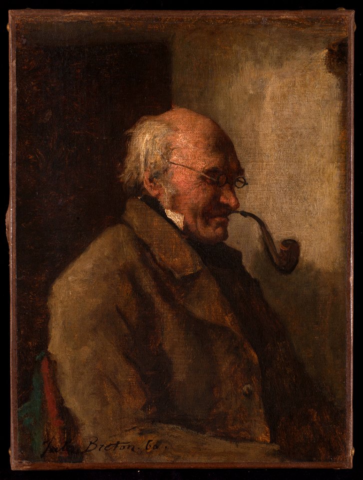 Jules Breton - L'homme à la pipe - PPP643 - Musée des Beaux-Arts de la ville de Paris