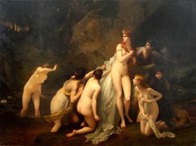 Jules Lefebvre - Diana sorprendida, 1879