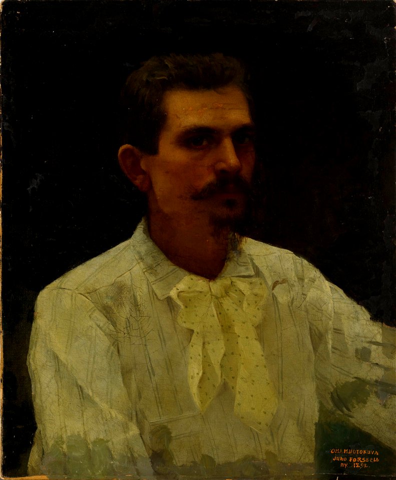 Juho Forsell - Self-Portrait - A III 2194 - Finnish National Gallery