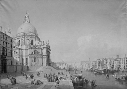 Jules Romain Joyant - The Grand Canal, with Santa Maria della Salute, Venice - 76.762 - Museum of Fine Arts