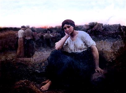 Jules Breton - Le Soir