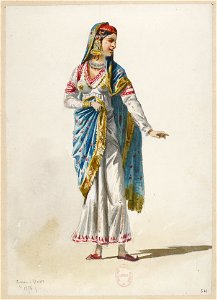 Jules Massenet - Le roi de Lahore - costume design by Eugène Lacoste 54 - 54. -Costume-