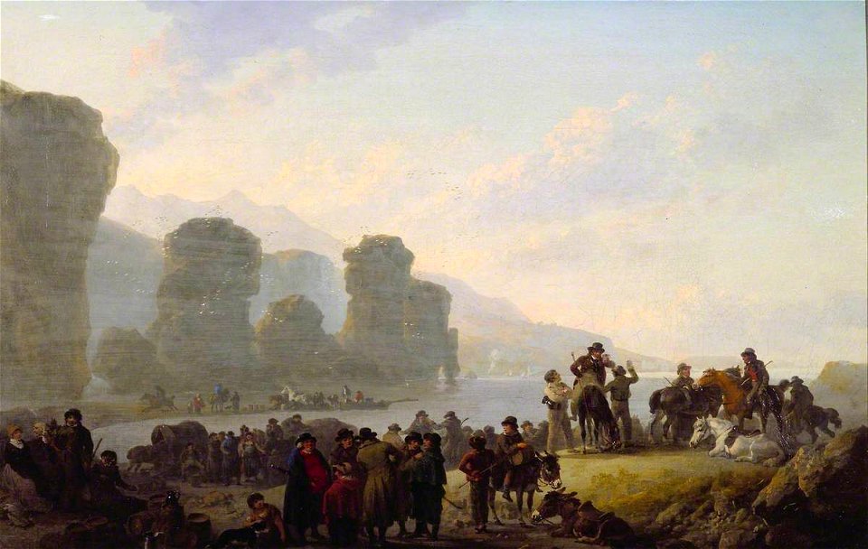 Julius Caesar Ibbetson (1759-1817) - Smugglers on the Irish Coast - N01460 - National Gallery