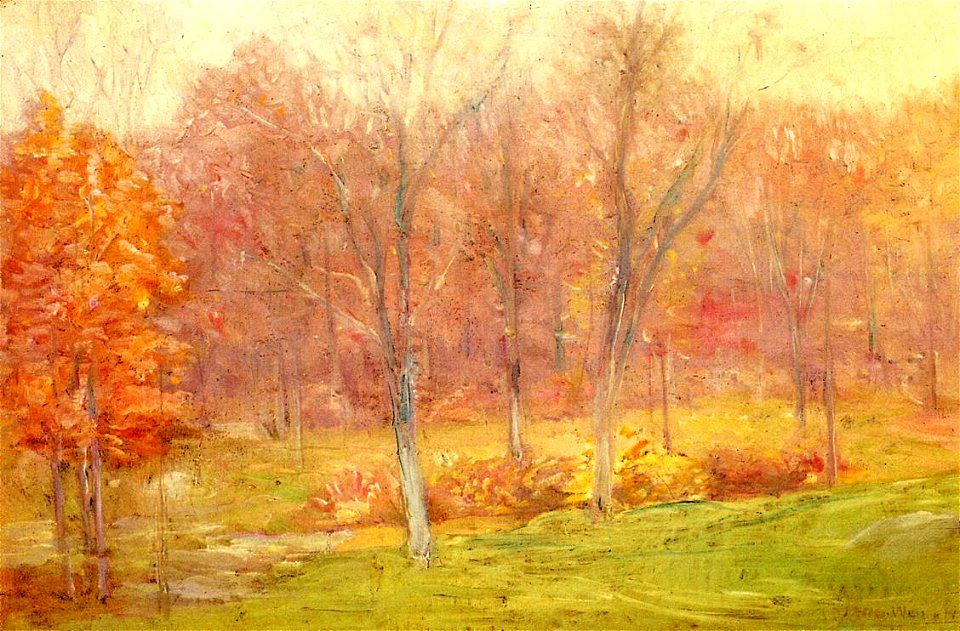 Julian Alden Weir Autumn Rain