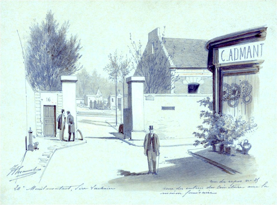 Jules-Adolphe Chauvet - Père-Lachaise - Porte du Repos 03