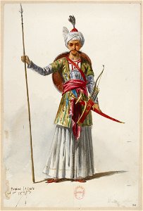 Jules Massenet - Le roi de Lahore - costume design by Eugène Lacoste 34 - 34. -Costume-