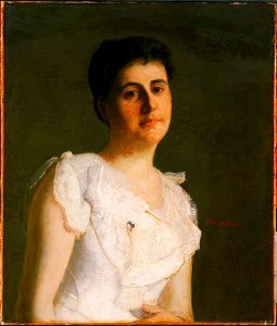 Julian Alden Weir - Miss Edith Potter - Google Art Project