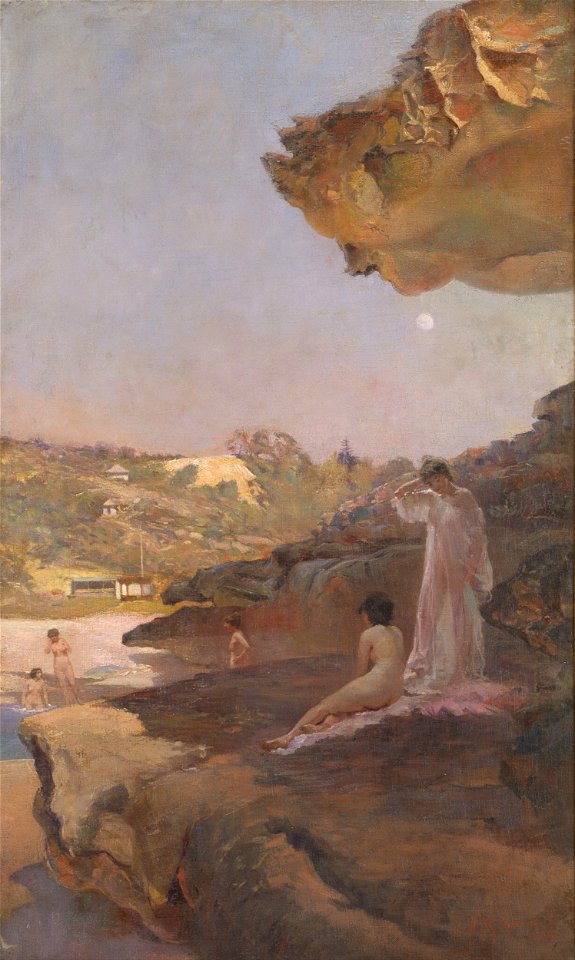 Julian Ashton - Tamarama Beach, forty years ago, a summer morning - Google Art Project