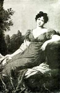 Juliette Récamier, par Robert Lefèvre (musée de Caen) Tout début 19ème.S