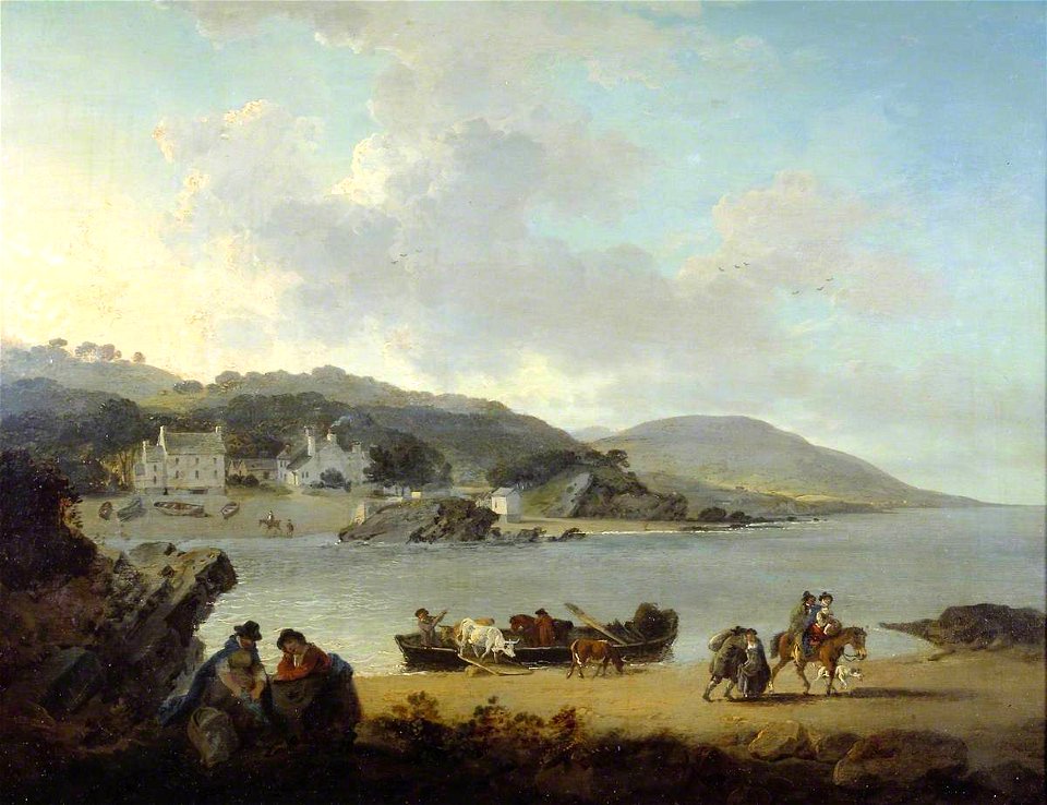 Julius Caesar Ibbetson (1759-1817) - Briton Ferry, Glamorgan - T01889 - Tate