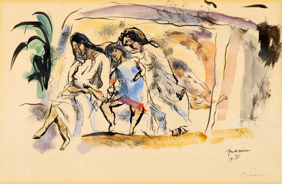 Jules Pascin - Siesta - BF617 - Barnes Foundation