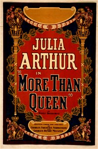 Julia Arthur in More than queen by Émile Bergerat. LCCN2014636502. Free illustration for personal and commercial use.