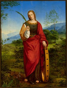 Julie Mihes - St. Catherine of Alexandria - M.Ob.474 - National Museum in Warsaw
