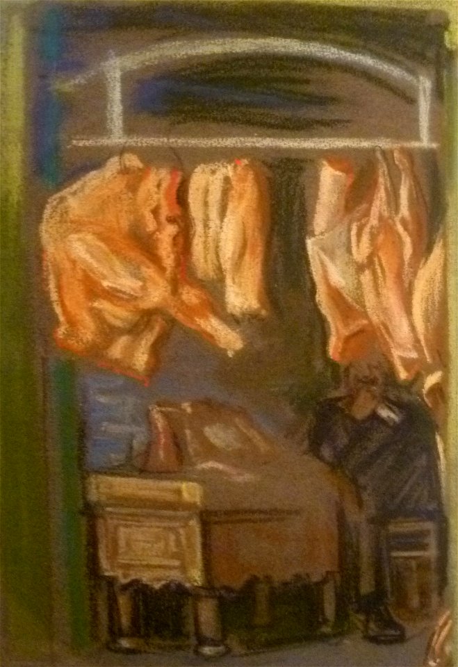 Julius Collen Turner (1938) - Op de vleesmarkt in Oostende
