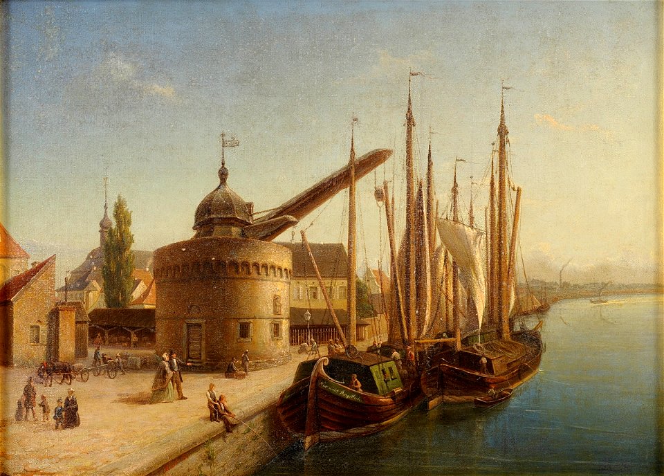 Julius Kost Ansicht aus Düsseldorf 1861 02