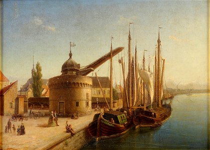 Julius Kost Ansicht aus Düsseldorf 1861 02