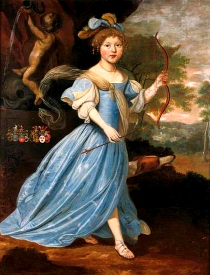 Julius de Geest - Portretvan Susanna Maria van Camstra (1670-1678) - S1951-072 - Fries Museum