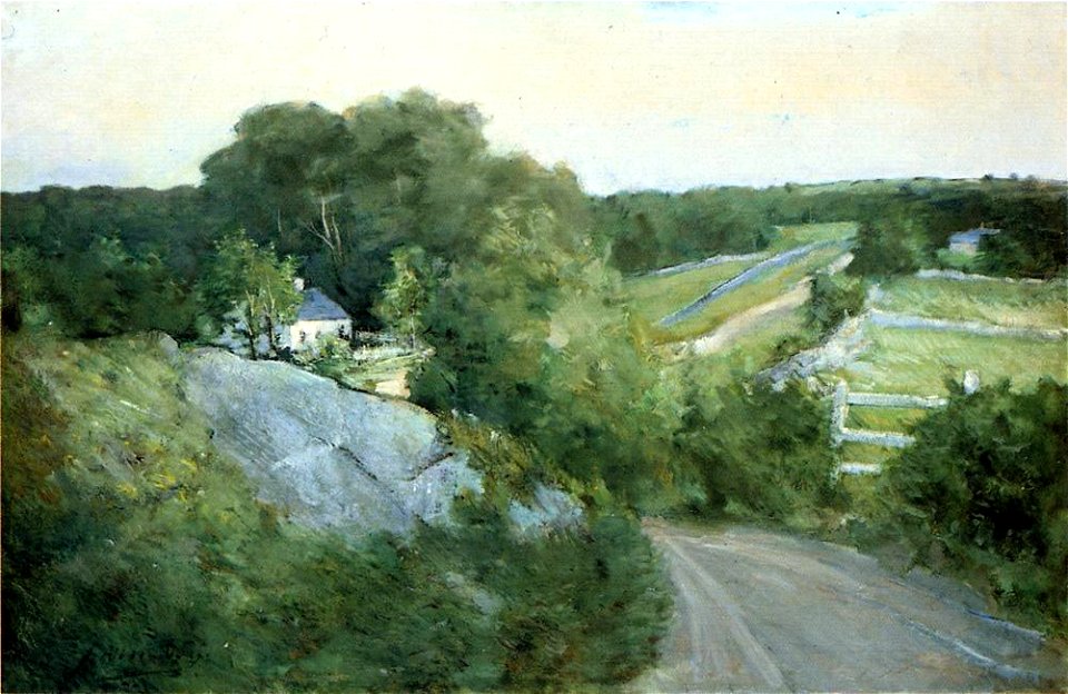 Julien Alden Weir Green Hills and Farmland
