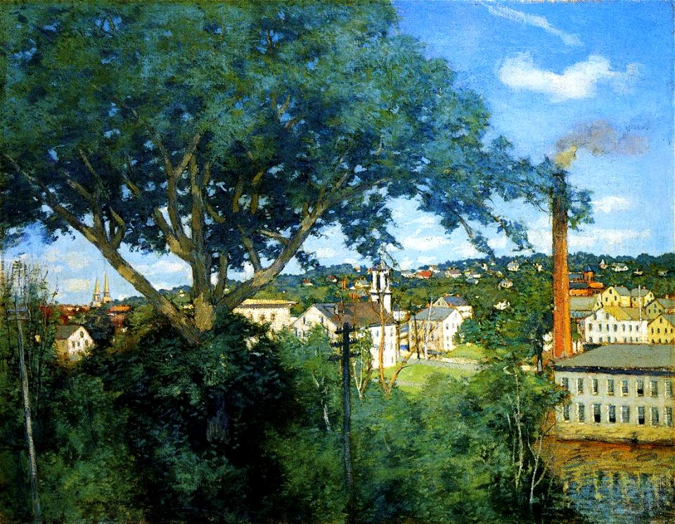 Julien Alden Weir The Factory Village