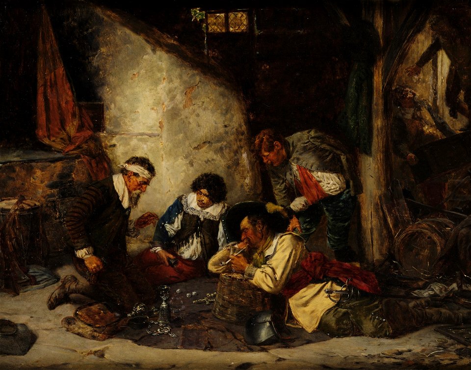 Julius Ehrentraut - Jogadores de dados