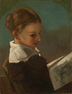 Julieta Courbet a la edad de diez años - Gustave Courbet